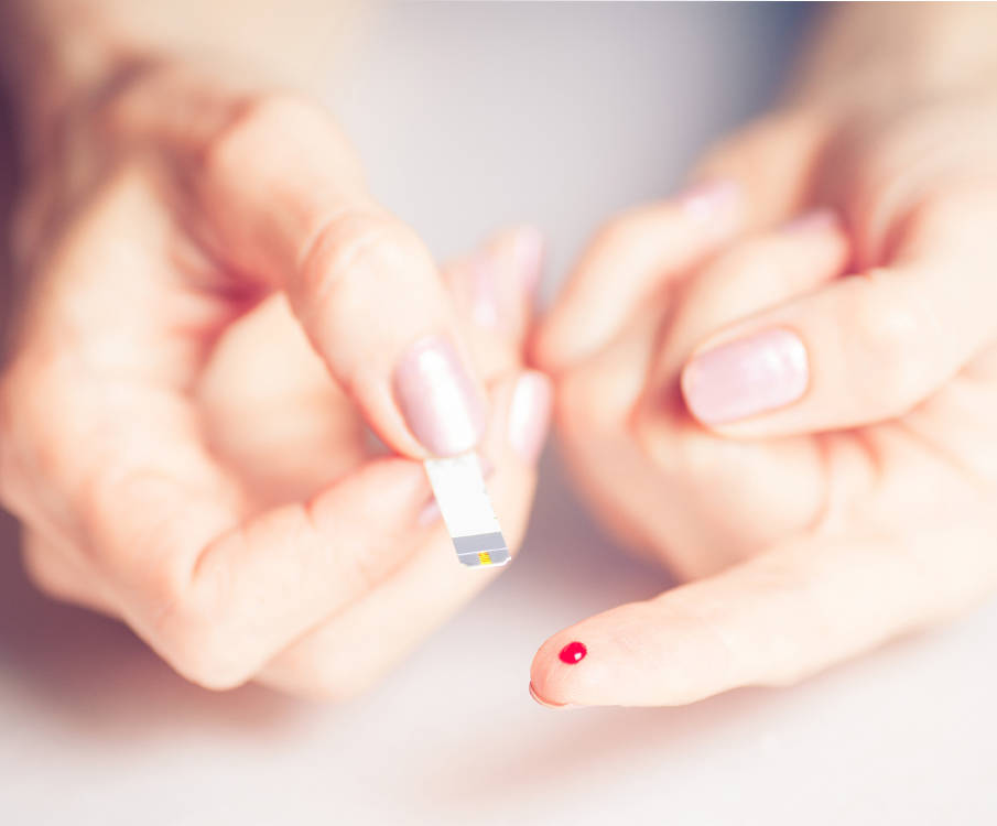 Diabetes Test Finger